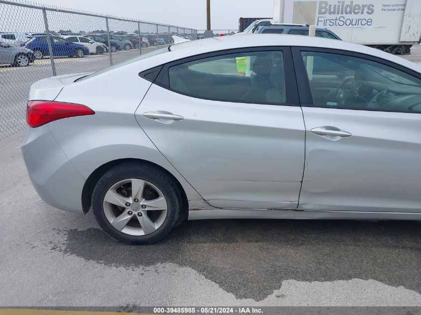 2013 Hyundai Elantra Gls VIN: 5NPDH4AE4DH281322 Lot: 39485985