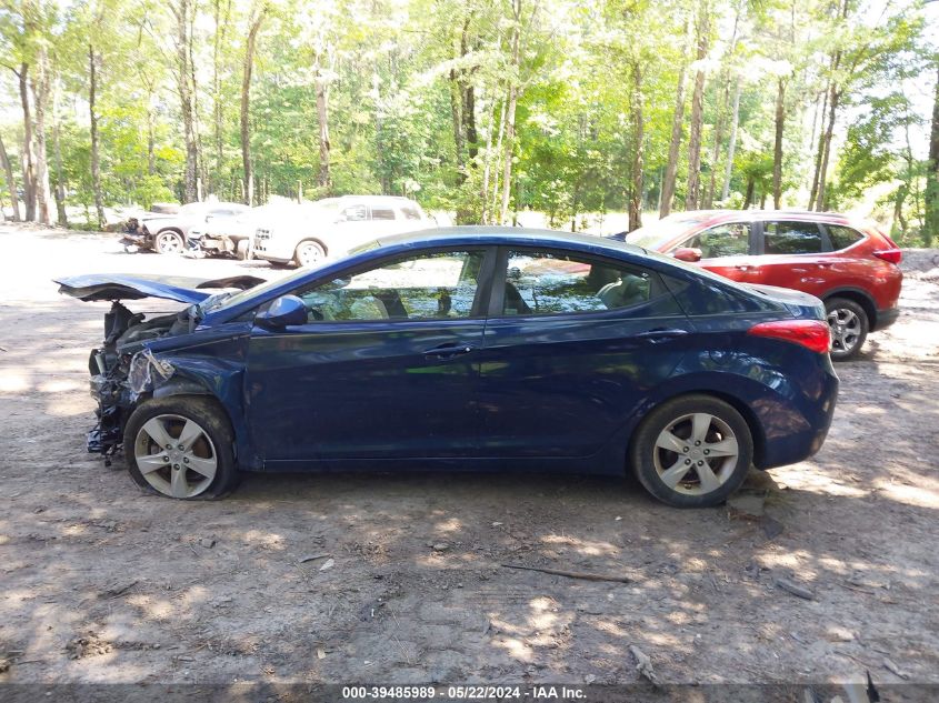2013 Hyundai Elantra Gls VIN: KMHDH4AE3DU772806 Lot: 39485989