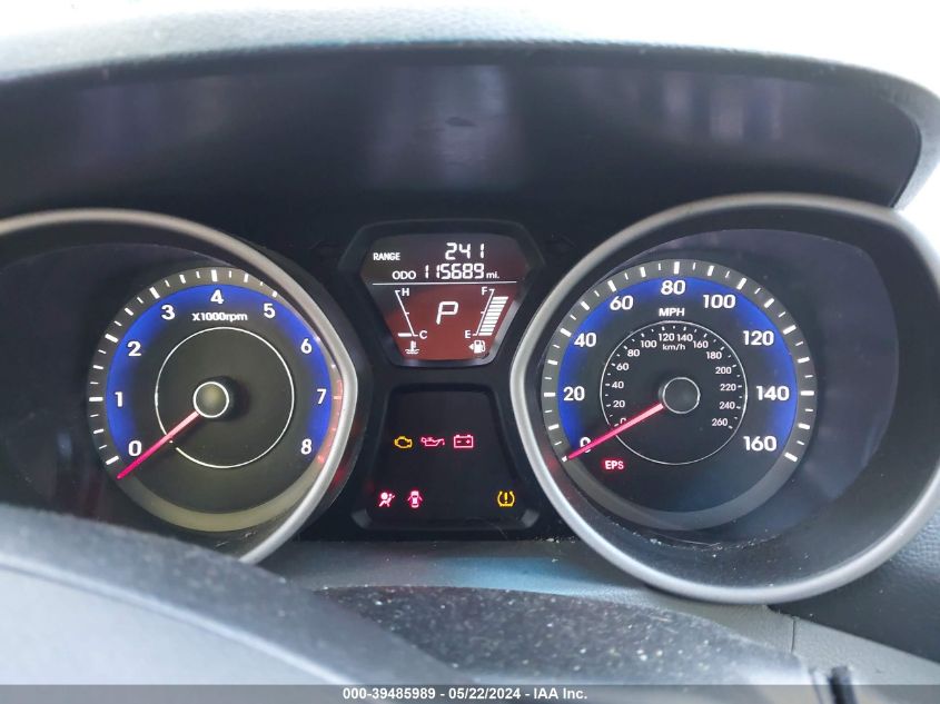 2013 Hyundai Elantra Gls VIN: KMHDH4AE3DU772806 Lot: 39485989