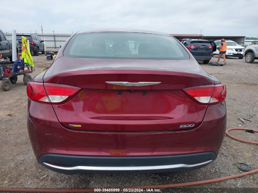 2016 Chrysler 200 Limited VIN: 1C3CCCAB6GN171343 Lot: 39485999