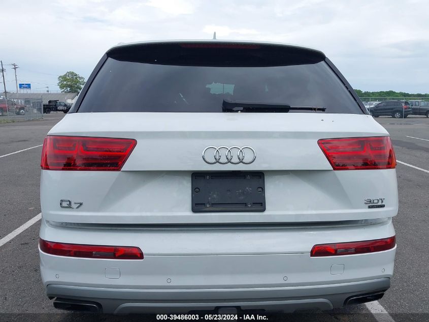 2018 Audi Q7 3.0T Premium VIN: WA1VAAF7XJD030009 Lot: 39486003