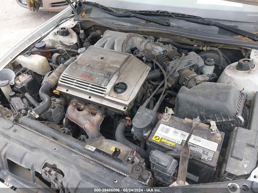 2001 Lexus Es 300 VIN: JT8BF28GX10290610 Lot: 39486006