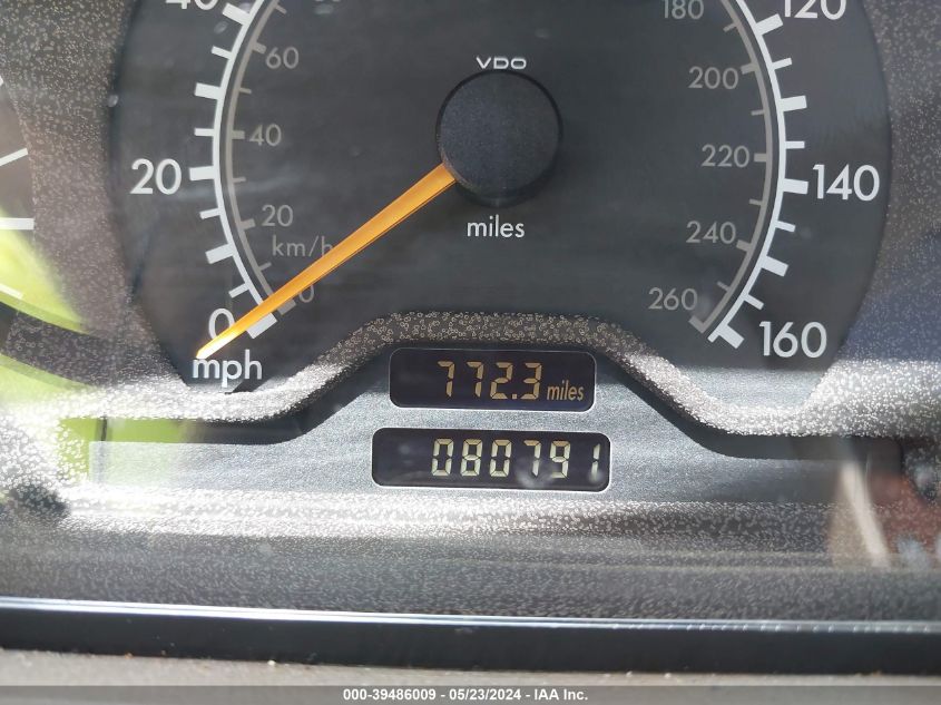 1999 Mercedes-Benz C 280 VIN: WDBHA29G5XA671632 Lot: 39486009