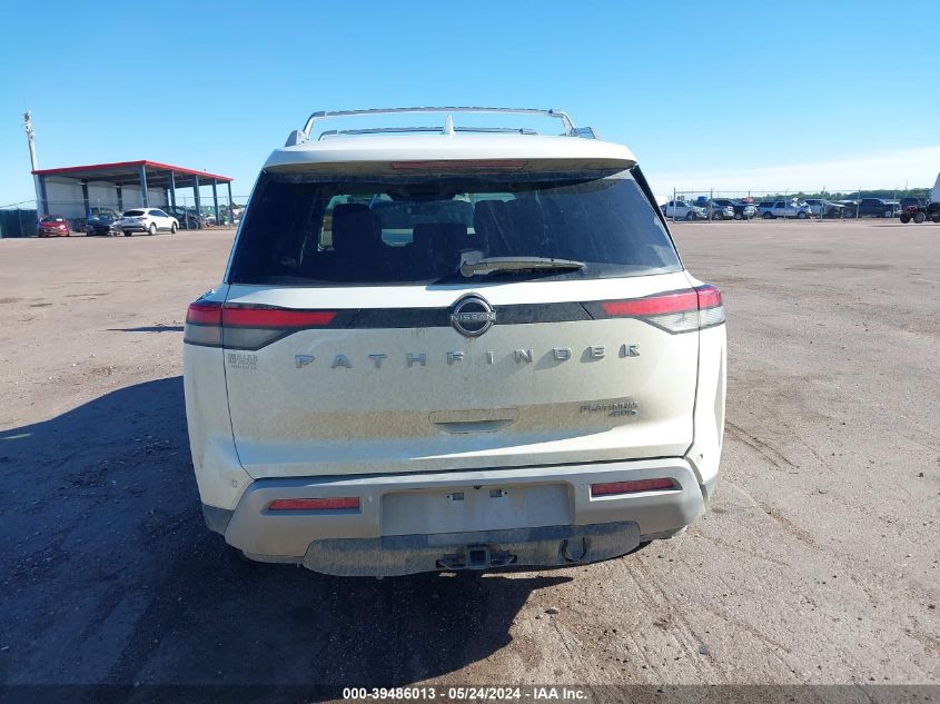 2023 Nissan Pathfinder Platinum 4Wd VIN: 5N1DR3DJ3PC249358 Lot: 39486013