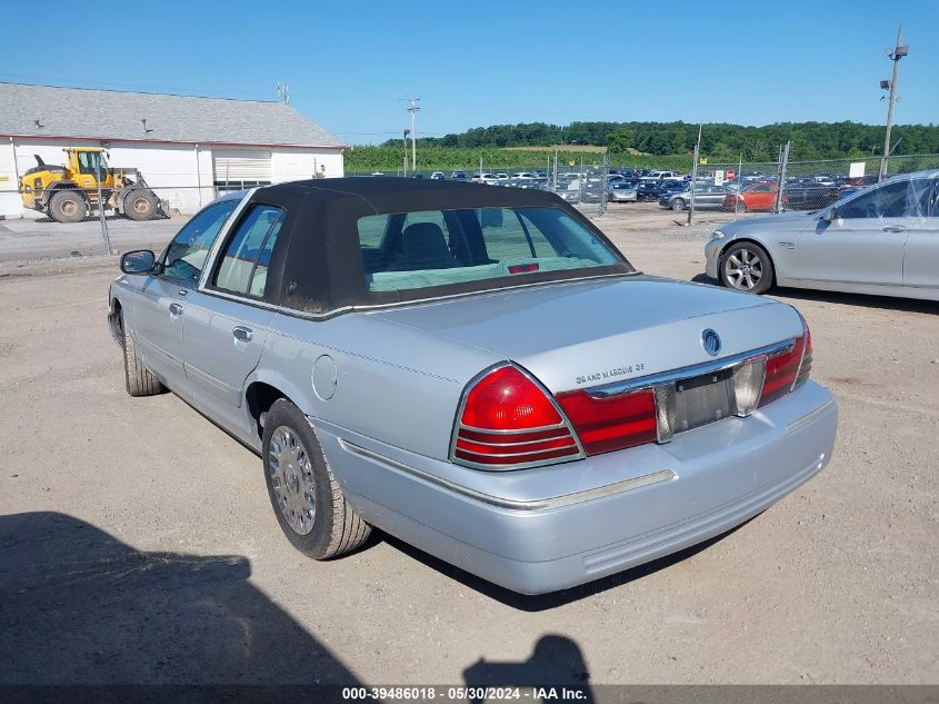 2003 Mercury Grand Marquis Gs VIN: 2MEFM74W33X678977 Lot: 39486018