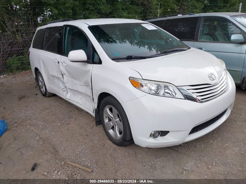 2016 Toyota Sienna Le 8 Passenger VIN: 5TDKK3DC8GS730903 Lot: 39486033