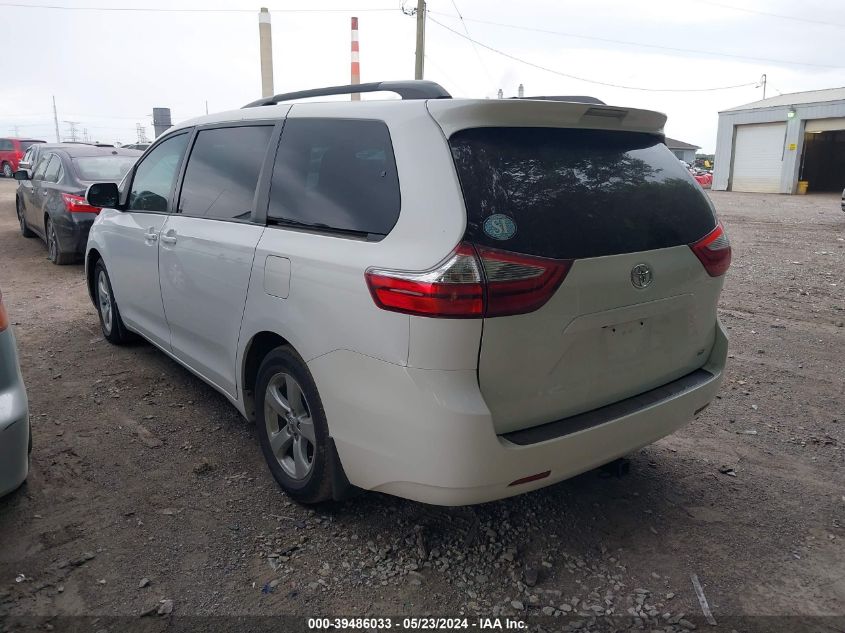 2016 Toyota Sienna Le 8 Passenger VIN: 5TDKK3DC8GS730903 Lot: 39486033