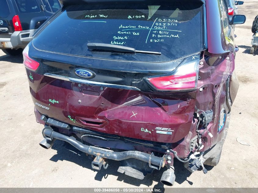 2020 Ford Edge Sel VIN: 2FMPK4J9XLBA81360 Lot: 39486058