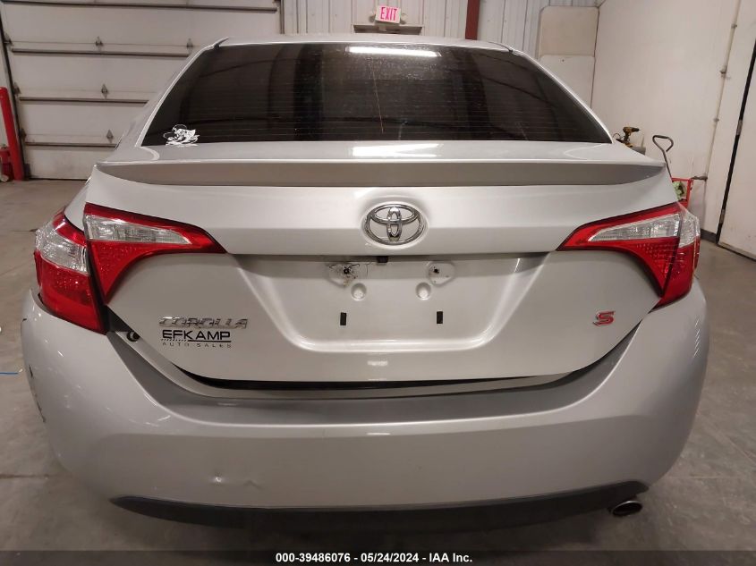 2016 Toyota Corolla S Plus VIN: 5YFBURHE5GP510877 Lot: 39486076