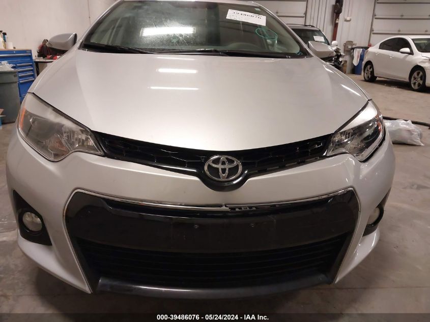 2016 Toyota Corolla S Plus VIN: 5YFBURHE5GP510877 Lot: 39486076