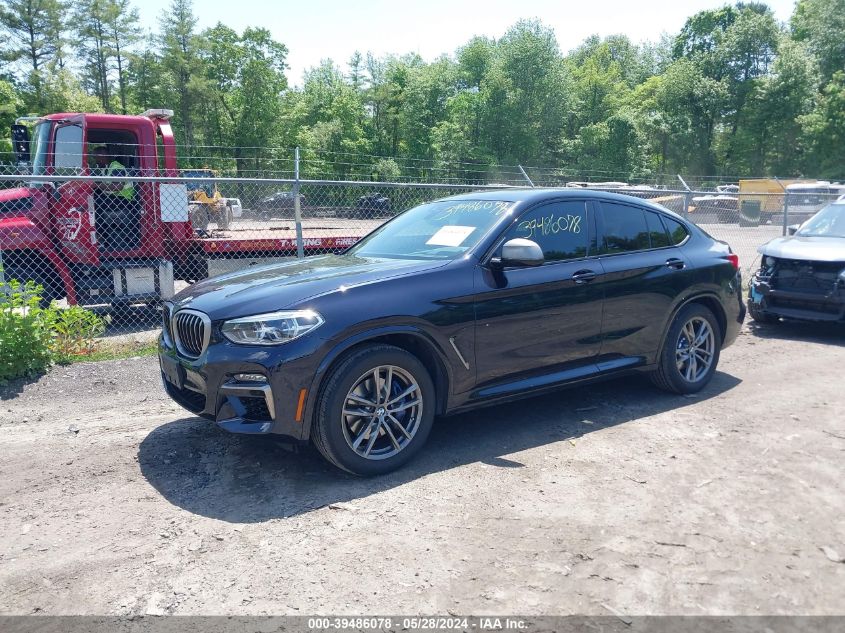 2020 BMW X4 M40I VIN: 5UX2V5C01L9B14531 Lot: 39486078