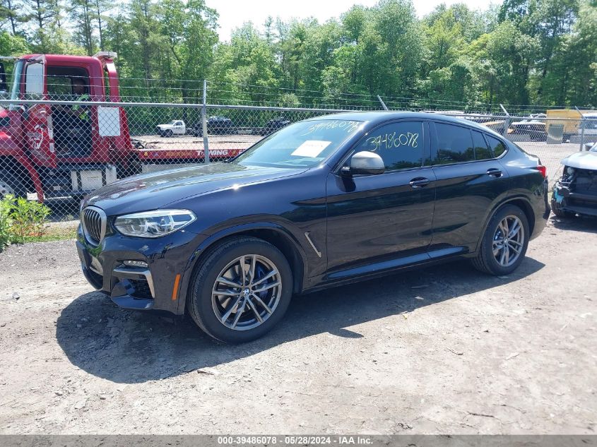 2020 BMW X4 M40I VIN: 5UX2V5C01L9B14531 Lot: 39486078