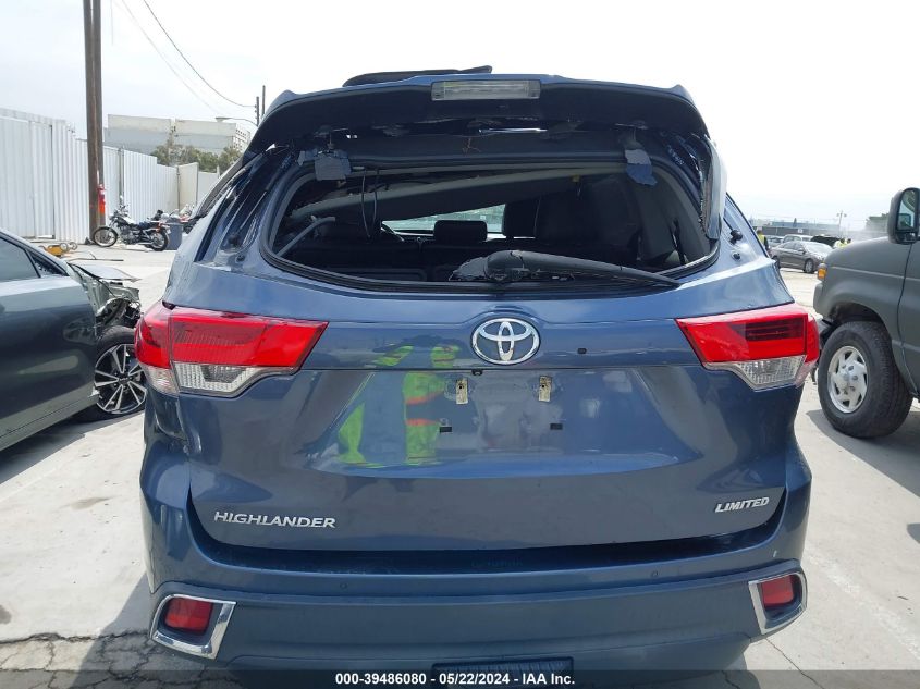 2019 Toyota Highlander Limited VIN: 5TDYZRFH3KS298229 Lot: 39486080