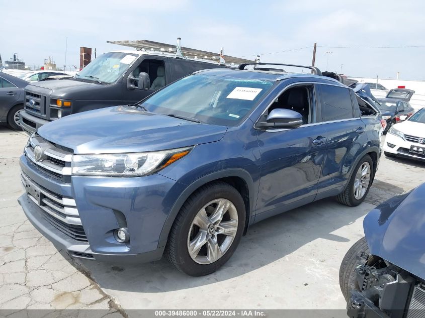 2019 Toyota Highlander Limited VIN: 5TDYZRFH3KS298229 Lot: 39486080