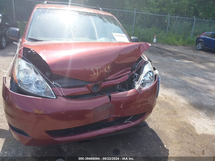 2006 Toyota Sienna Le VIN: 5TDZA23C86S450412 Lot: 39486084