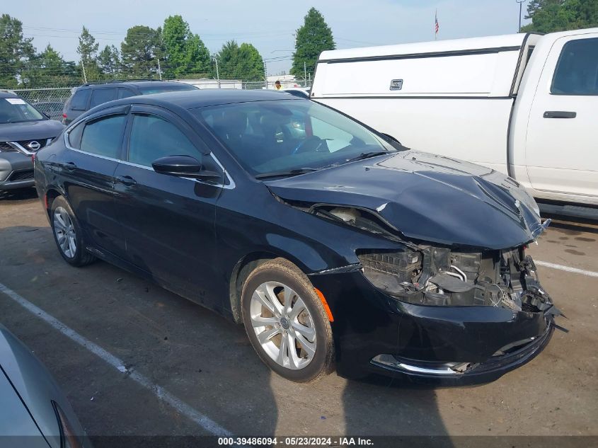 2015 Chrysler 200 Limited VIN: 1C3CCCAB9FN502513 Lot: 39486094