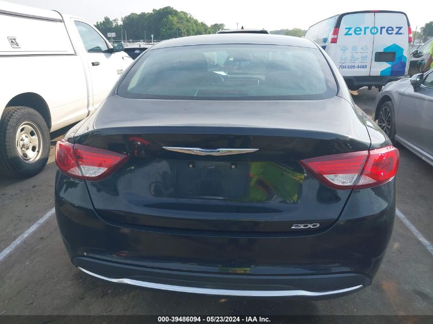 2015 Chrysler 200 Limited VIN: 1C3CCCAB9FN502513 Lot: 39486094
