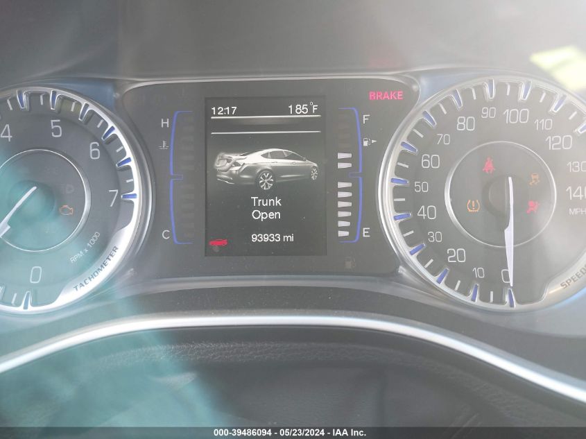 2015 Chrysler 200 Limited VIN: 1C3CCCAB9FN502513 Lot: 39486094