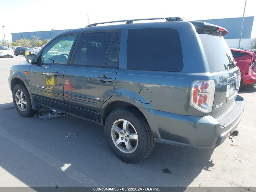 2006 Honda Pilot Ex-L VIN: 5FNYF28696B040447 Lot: 39486096