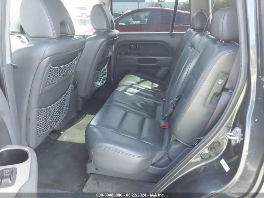 2006 Honda Pilot Ex-L VIN: 5FNYF28696B040447 Lot: 39486096