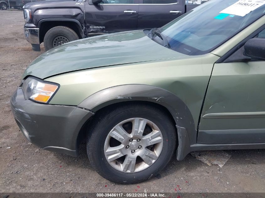 2005 Subaru Outback 2.5I VIN: 4S4BP61C057381942 Lot: 39486117