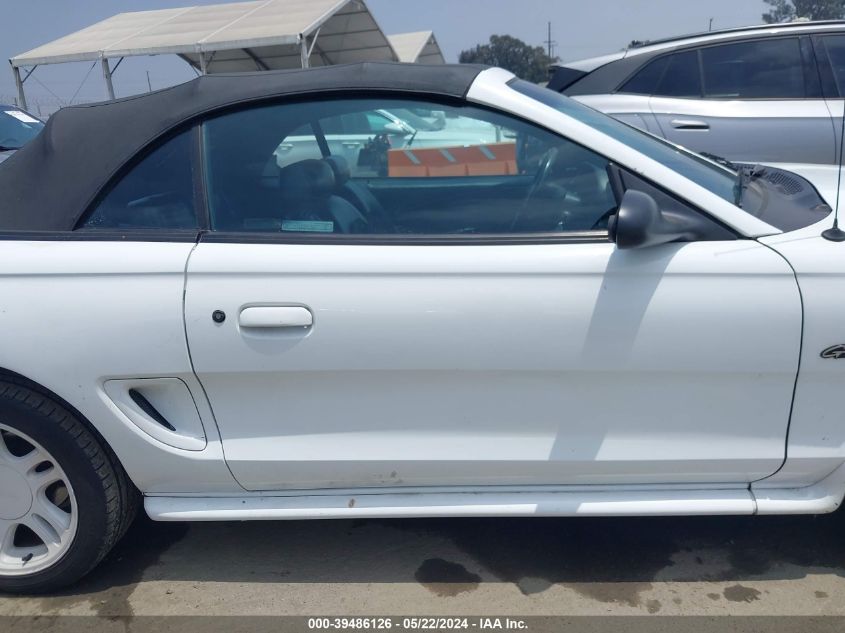 1998 Ford Mustang Gt VIN: 1FAFP45X4WF173258 Lot: 39486126