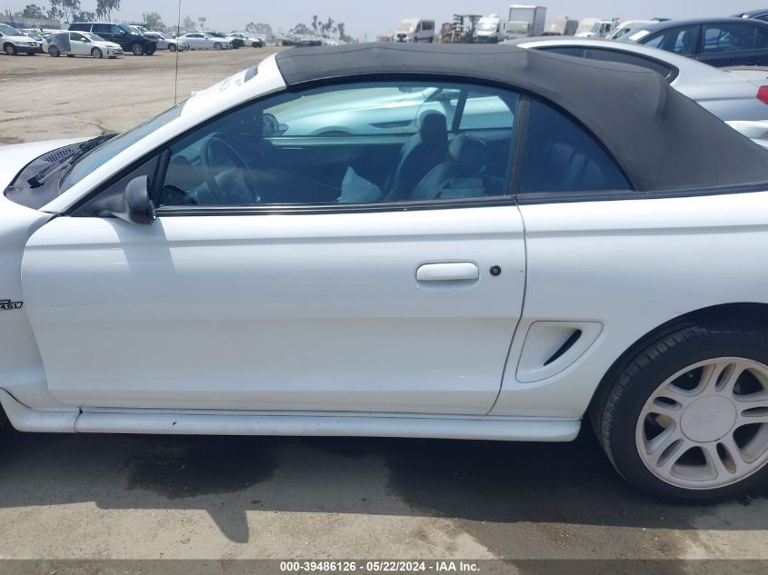 1998 Ford Mustang Gt VIN: 1FAFP45X4WF173258 Lot: 39486126