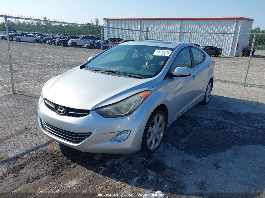 2013 Hyundai Elantra Limited VIN: KMHDH4AEXDU997286 Lot: 39486132