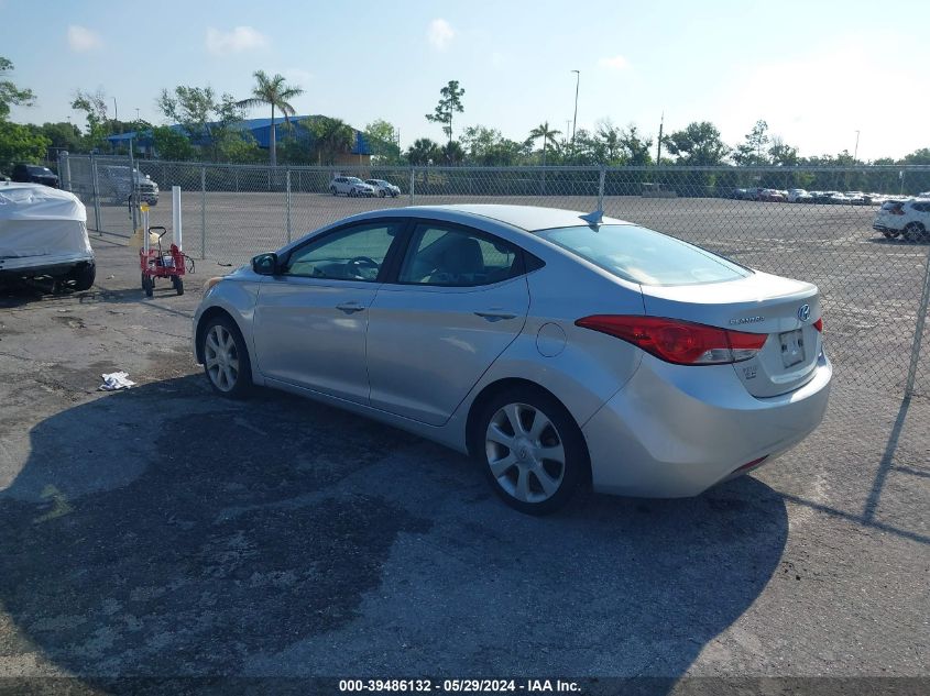 2013 Hyundai Elantra Limited VIN: KMHDH4AEXDU997286 Lot: 39486132