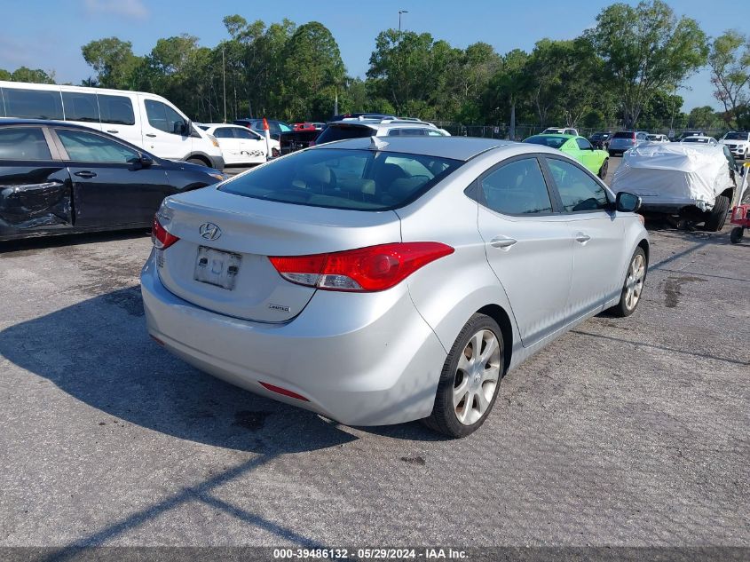 2013 Hyundai Elantra Limited VIN: KMHDH4AEXDU997286 Lot: 39486132