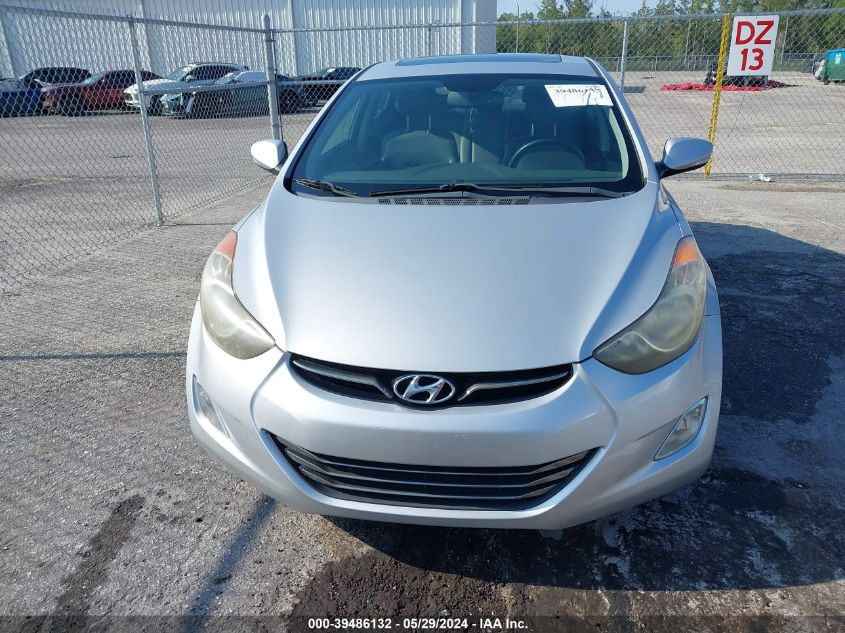 2013 Hyundai Elantra Limited VIN: KMHDH4AEXDU997286 Lot: 39486132