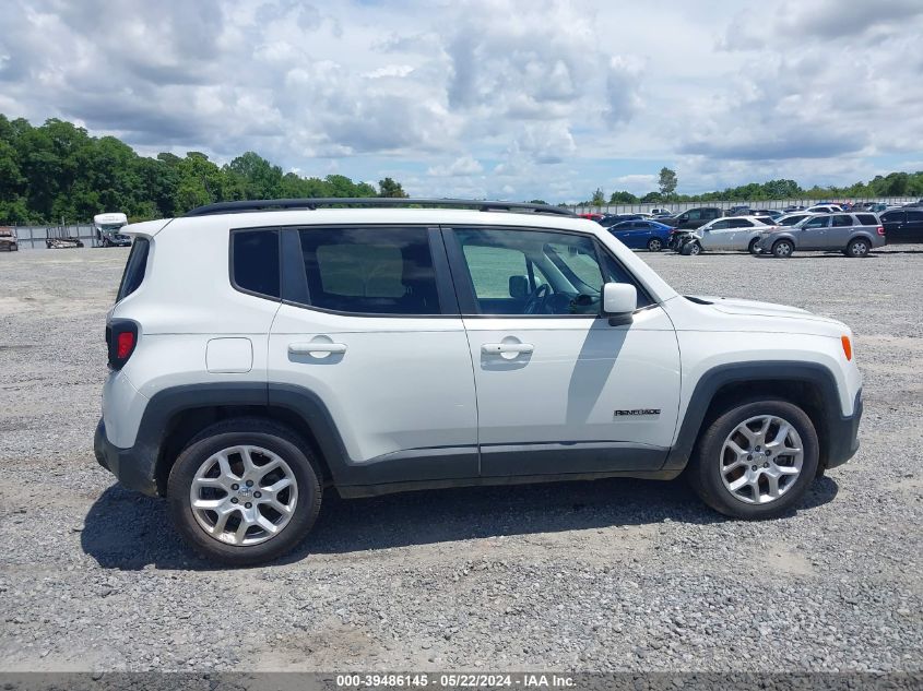 2018 Jeep Renegade Latitude Fwd VIN: ZACCJABB5JPH93581 Lot: 39486145