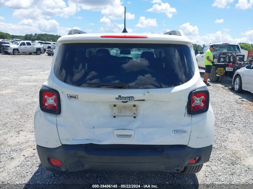 2018 Jeep Renegade Latitude Fwd VIN: ZACCJABB5JPH93581 Lot: 39486145