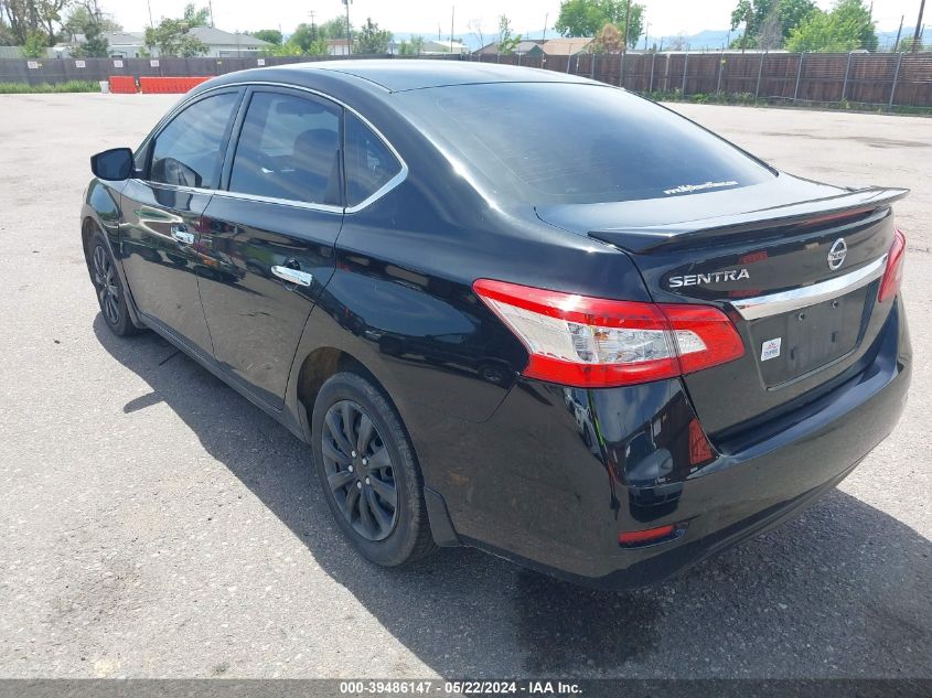 2015 Nissan Sentra S VIN: 3N1AB7AP1FY216525 Lot: 39486147