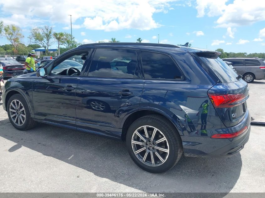 2023 Audi Q7 Premium Plus 45 Tfsi Quattro Tiptronic VIN: WA1LCBF78PD025391 Lot: 39486175