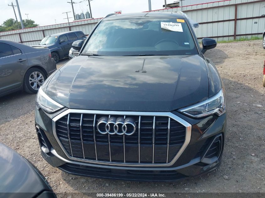 2023 Audi Q3 Premium 45 Tfsi S Line Quattro Tiptronic VIN: WA1DECF31P1119308 Lot: 39486199