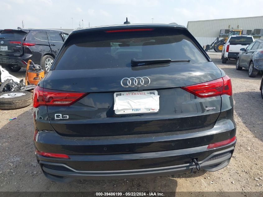 2023 Audi Q3 Premium 45 Tfsi S Line Quattro Tiptronic VIN: WA1DECF31P1119308 Lot: 39486199