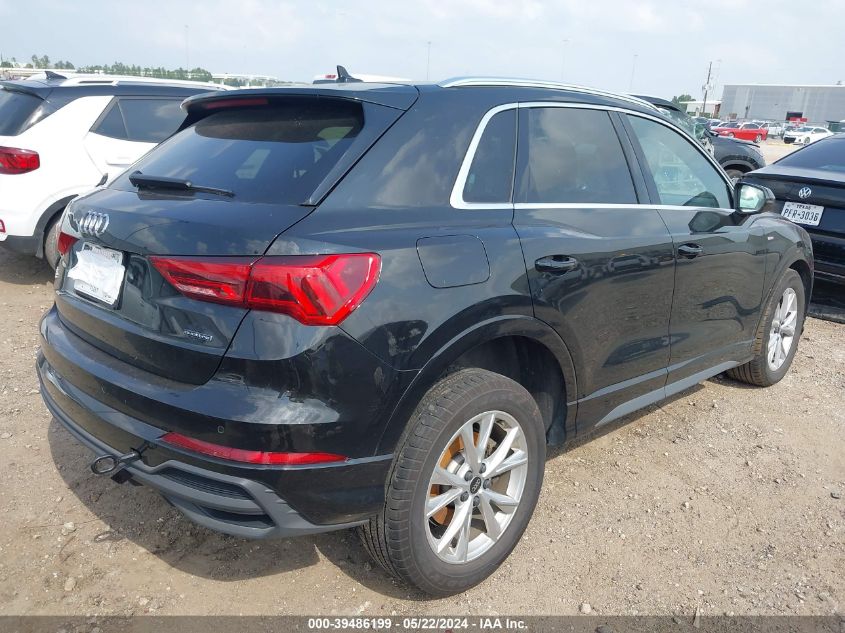 2023 Audi Q3 Premium 45 Tfsi S Line Quattro Tiptronic VIN: WA1DECF31P1119308 Lot: 39486199