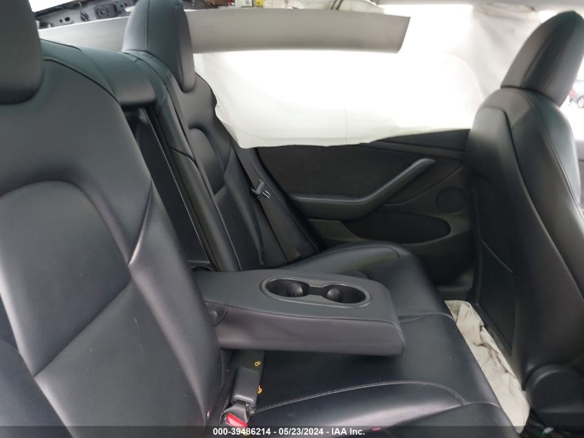 2021 Tesla Model 3 Standard Range Plus Rear-Wheel Drive VIN: 5YJ3E1EA8MF086350 Lot: 39486214