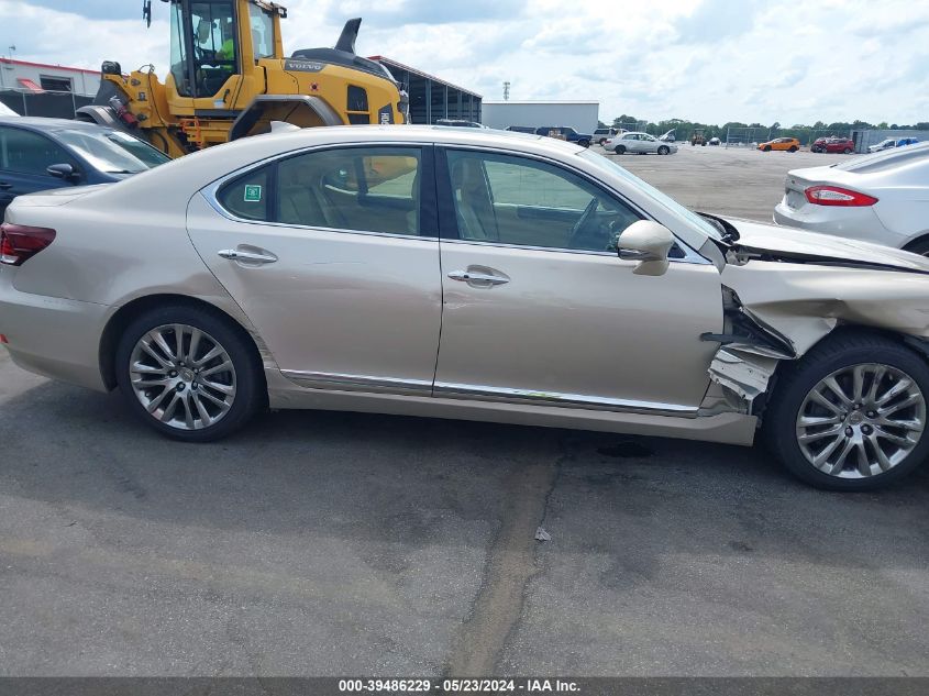 2014 Lexus Ls 460 VIN: JTHBL5EF6E5130058 Lot: 39486229