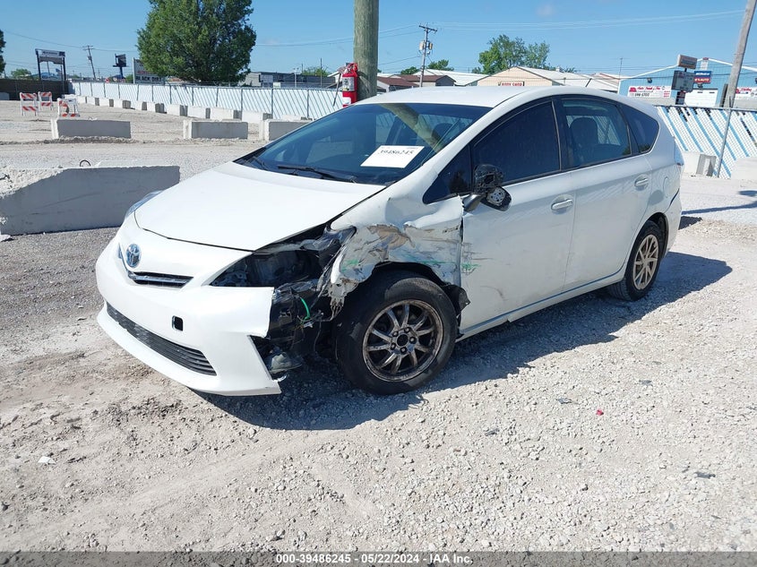 2013 Toyota Prius V Two VIN: JTDZN3EU9D3286151 Lot: 39486245