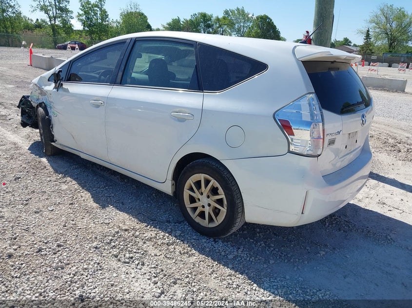 2013 Toyota Prius V Two VIN: JTDZN3EU9D3286151 Lot: 39486245