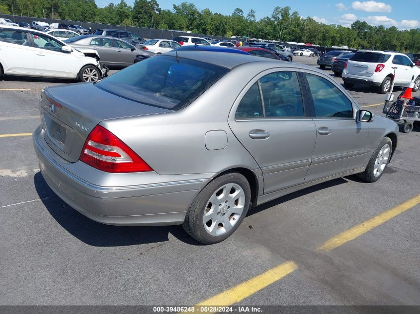 2005 Mercedes-Benz C 240 Luxury 4Matic VIN: WDBRF81J85F628886 Lot: 39486248