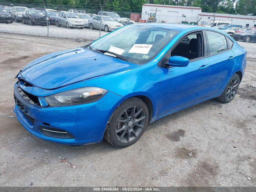 2015 Dodge Dart Se VIN: 1C3CDFAA3FD364074 Lot: 39486265