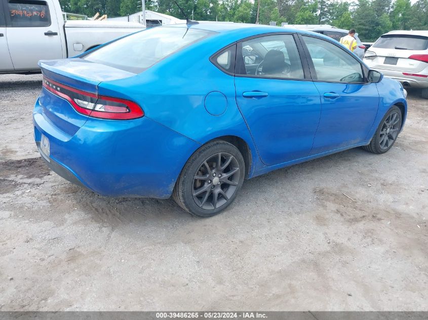 2015 Dodge Dart Se VIN: 1C3CDFAA3FD364074 Lot: 39486265