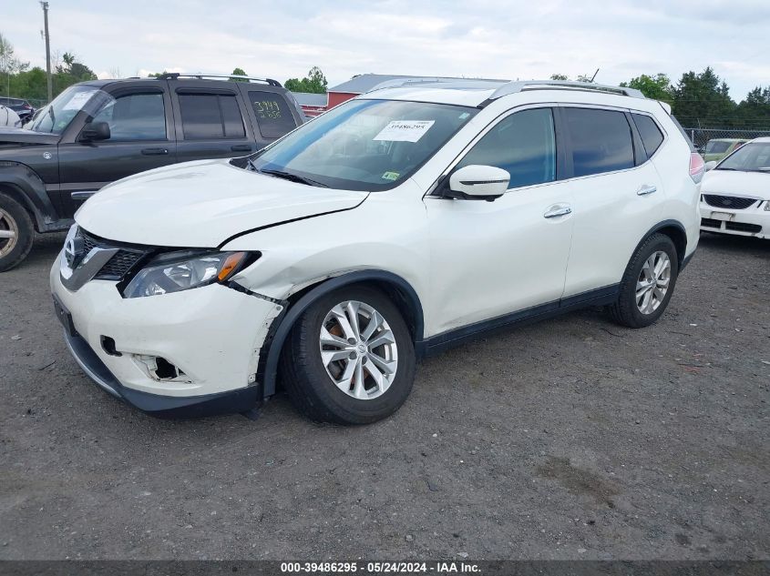 2016 Nissan Rogue Sv VIN: 5N1AT2MV0GC923807 Lot: 39486295