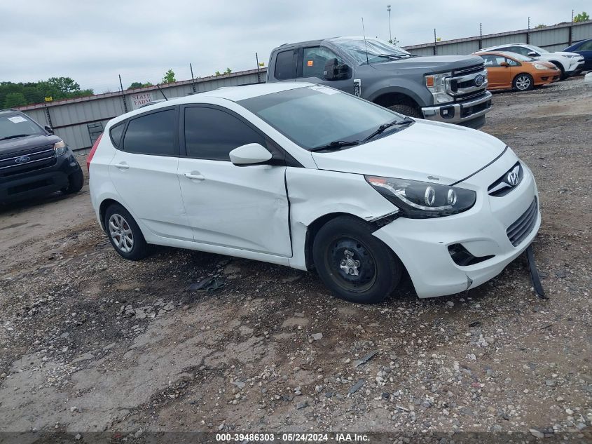 2013 Hyundai Accent Gs VIN: KMHCT5AE9DU130235 Lot: 39486303