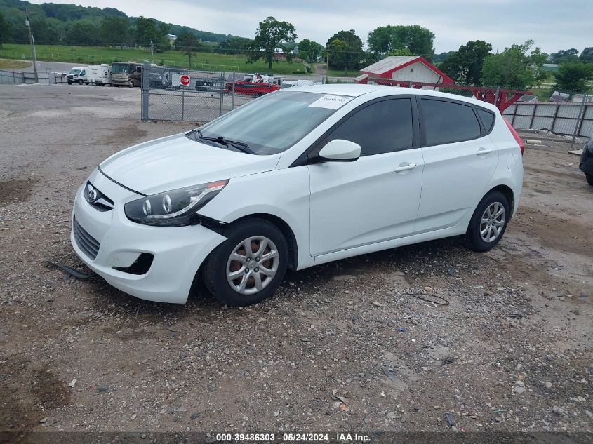 2013 Hyundai Accent Gs VIN: KMHCT5AE9DU130235 Lot: 39486303