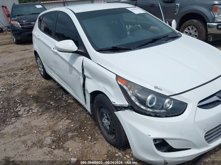 2013 Hyundai Accent Gs VIN: KMHCT5AE9DU130235 Lot: 39486303