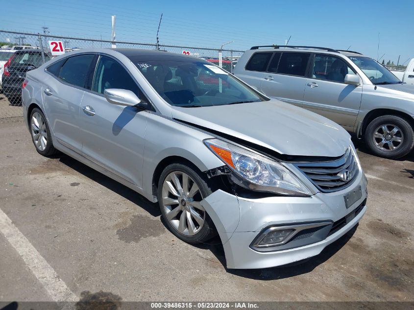 2016 Hyundai Azera Limited VIN: KMHFH4JG9GA525712 Lot: 39486315